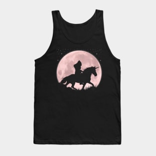 Bigfoot Rding Unicorn Tank Top